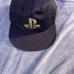 PlayStation Black Cap with Gold Logo